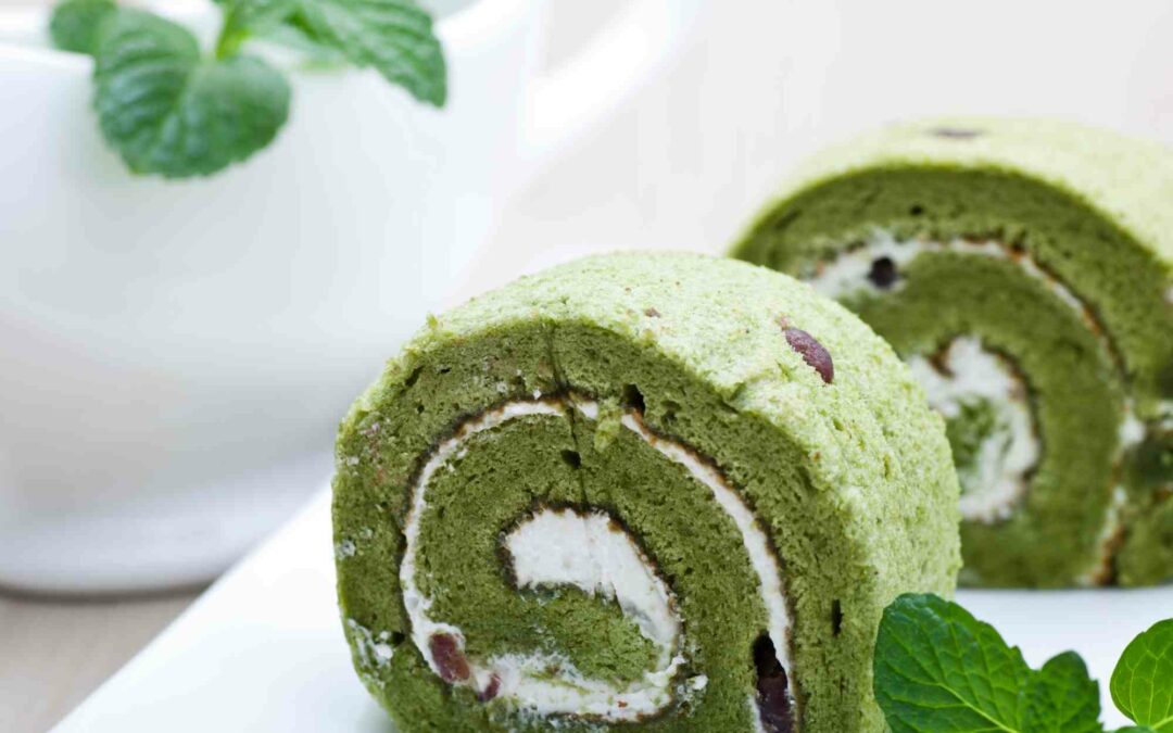 Bûche au thé vert Matcha