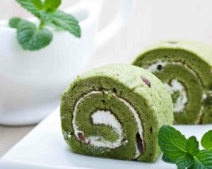 Buche au thé vert matcha