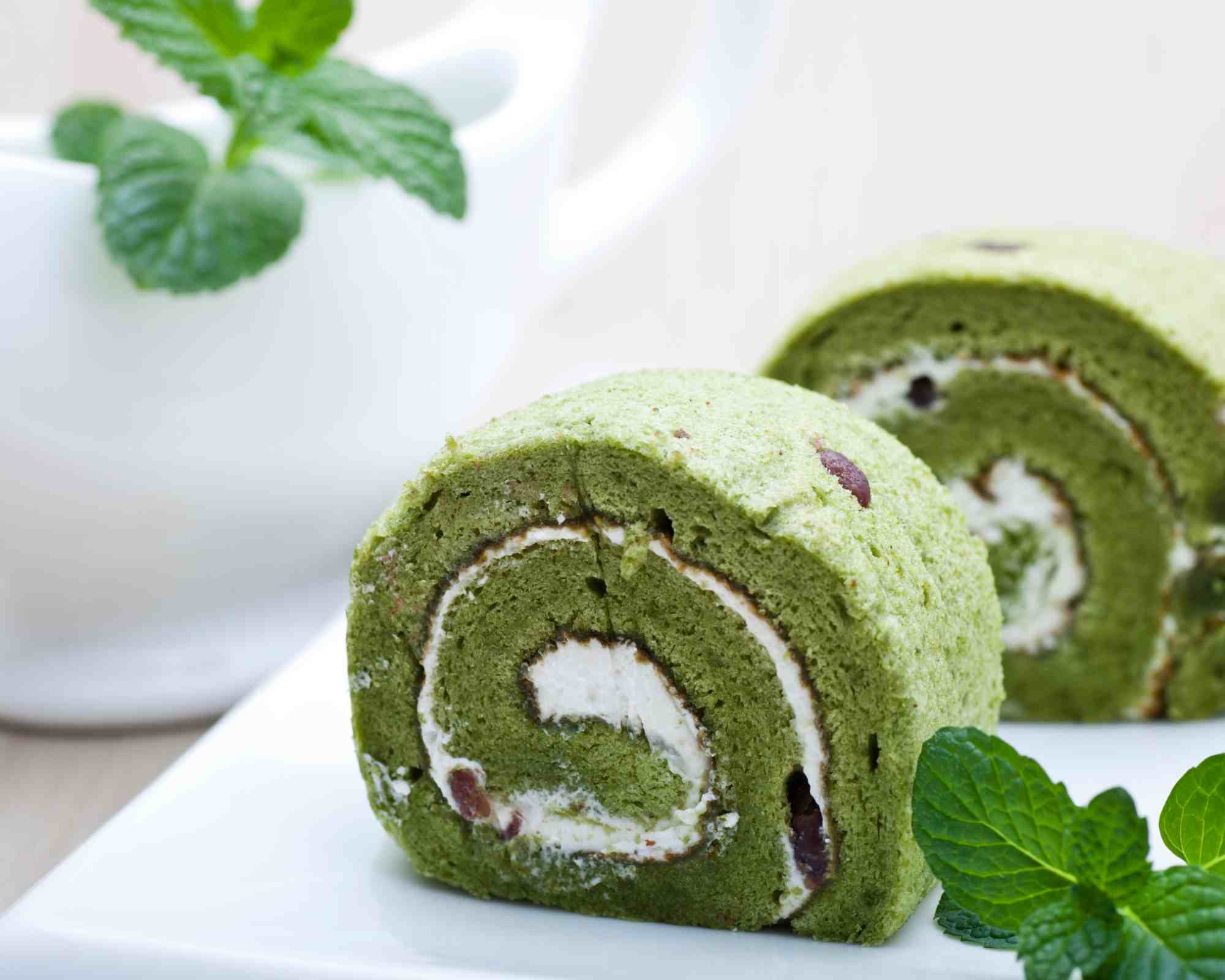 Buche au thé vert matcha