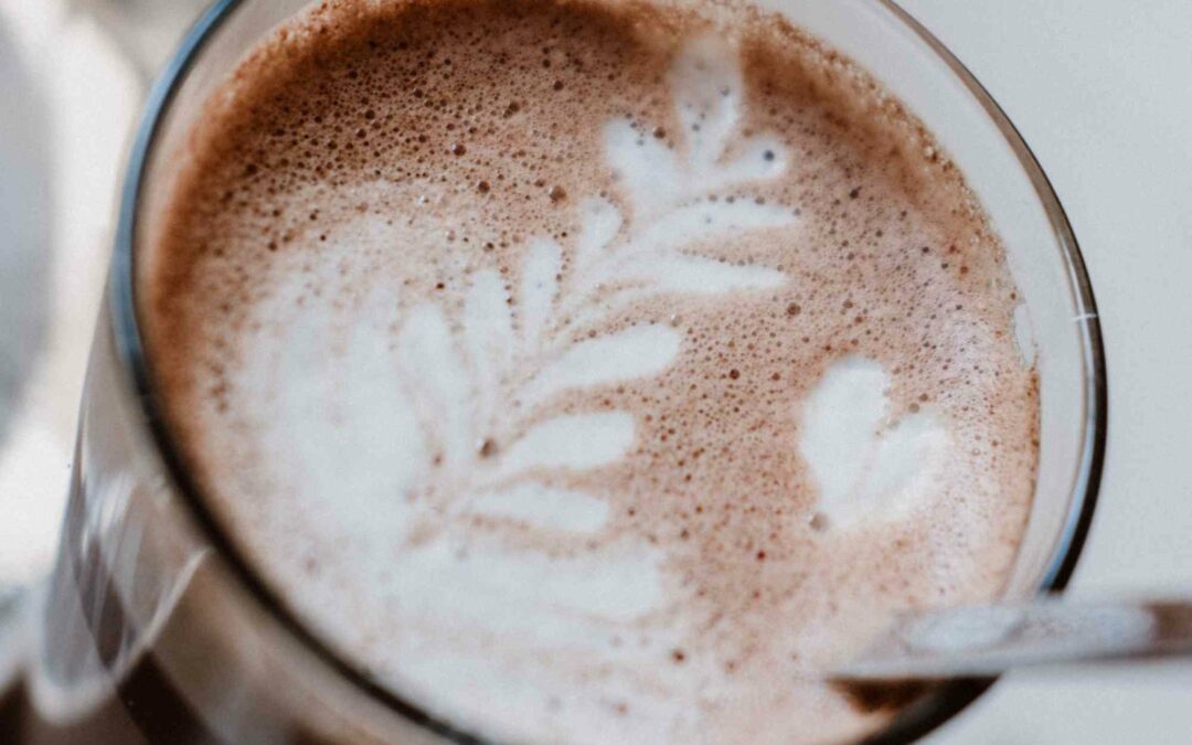 Chocolat chaud au thé vert Matcha