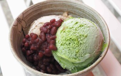 Glace au matcha
