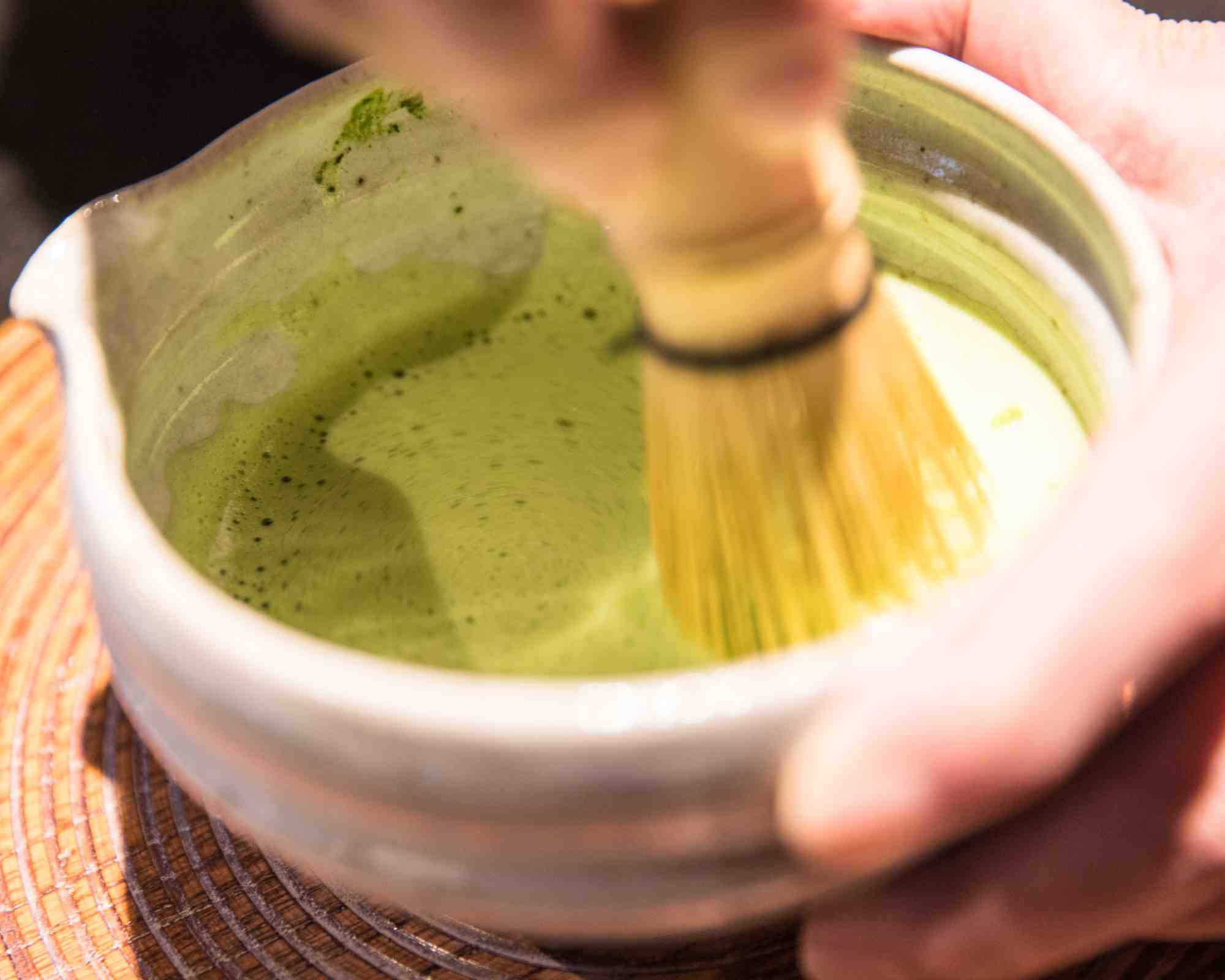 preparation the matcha