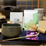 préparation du thé japonais.